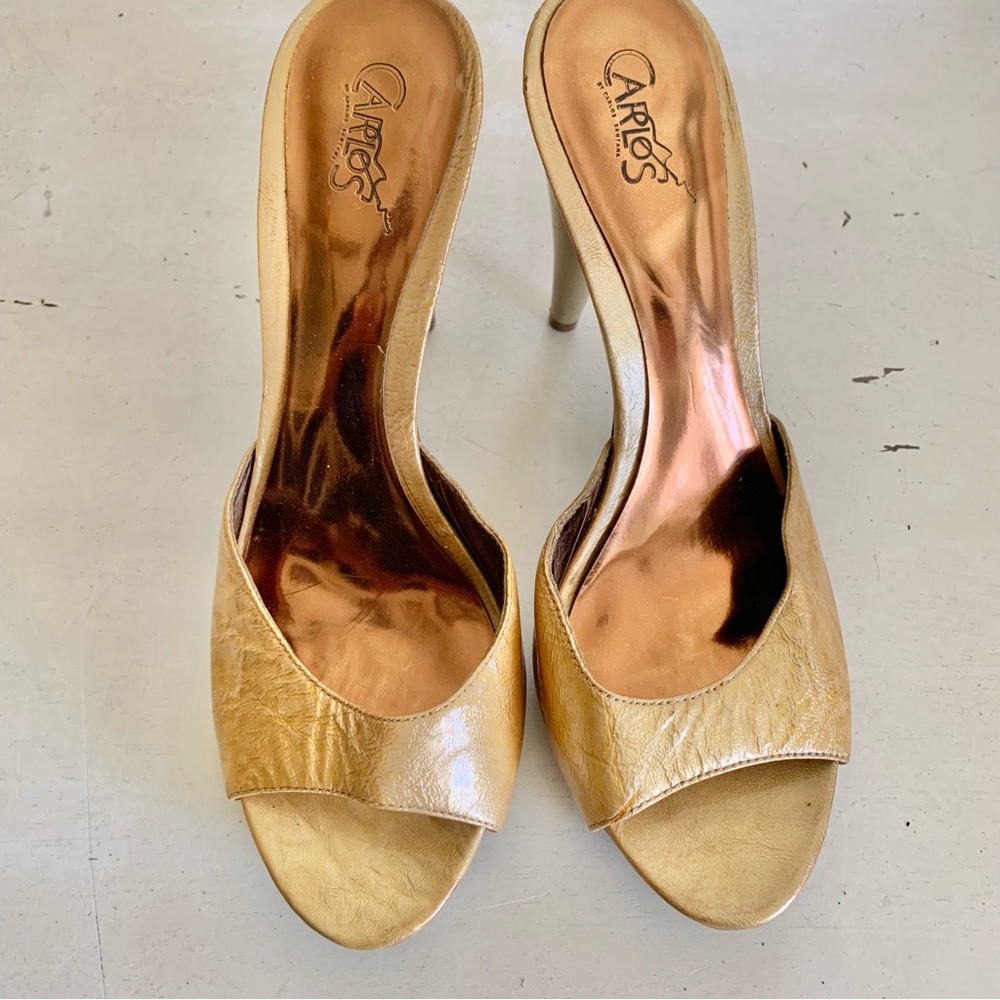 Carlos Santana vintage small platform high heels